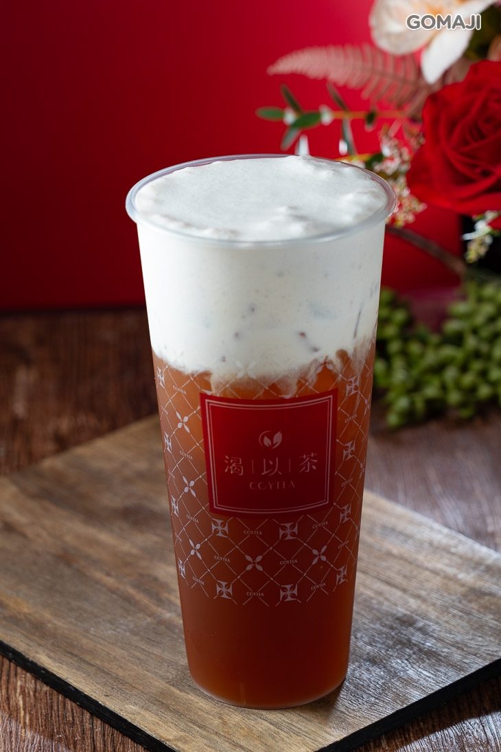 堅果完熟奶蓋茶