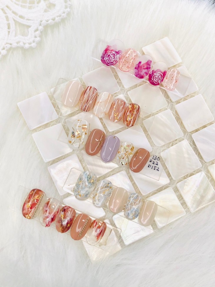 設計款手部凝膠美甲