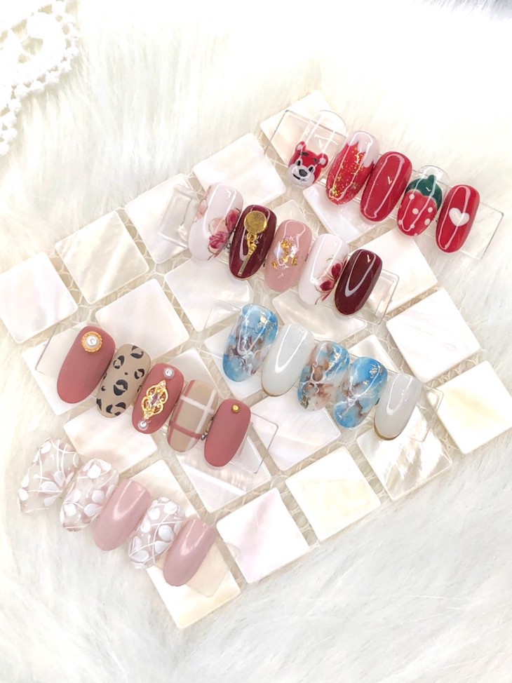 設計款手部凝膠美甲