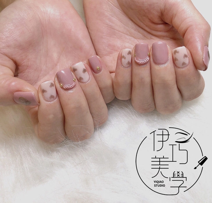 設計款手部凝膠美甲