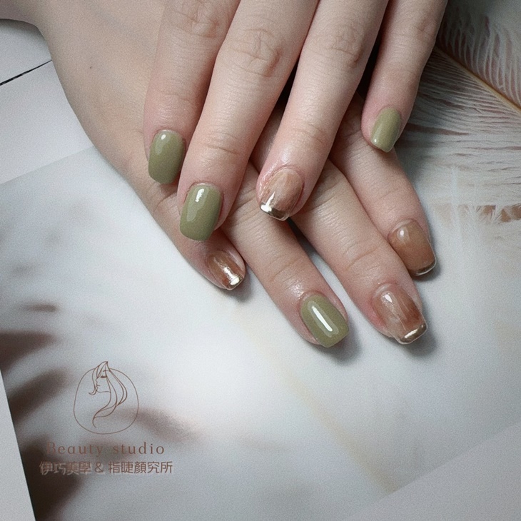 設計款手部凝膠美甲