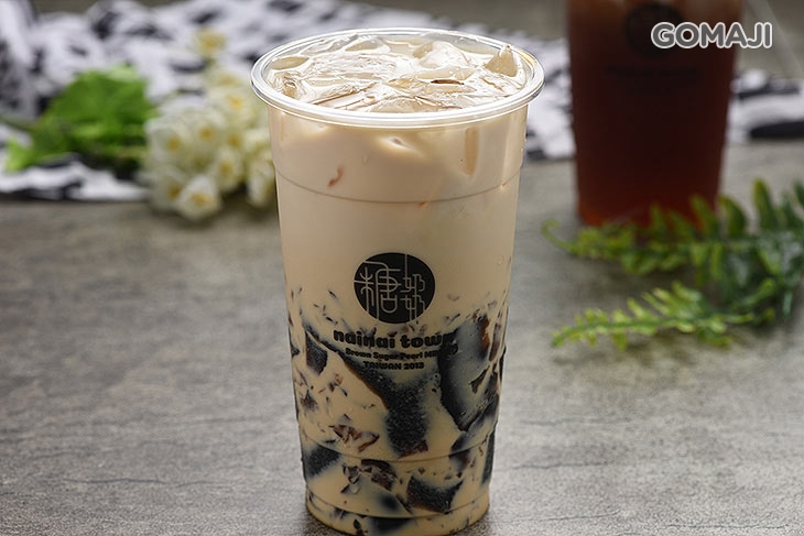 黑糖仙草鮮奶