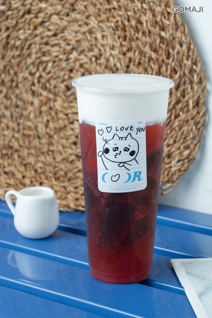 雪蓋草莓蜜曬