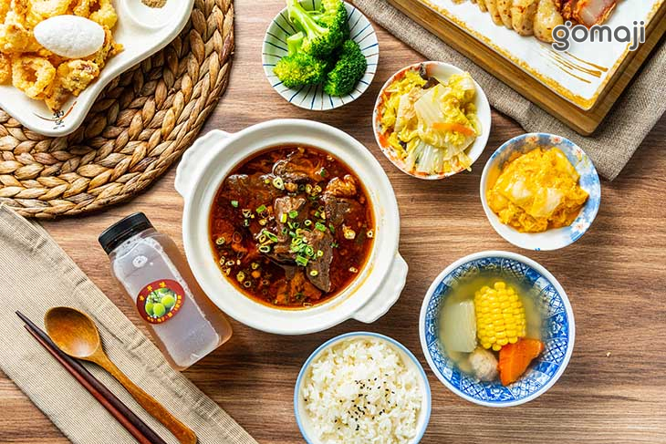 精緻牛肉飯套餐