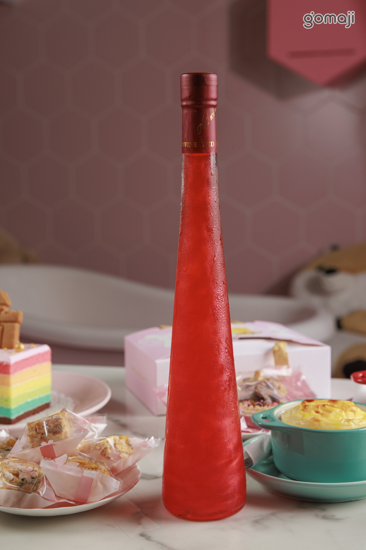 榴金嵗月(紅石榴氣泡飲)