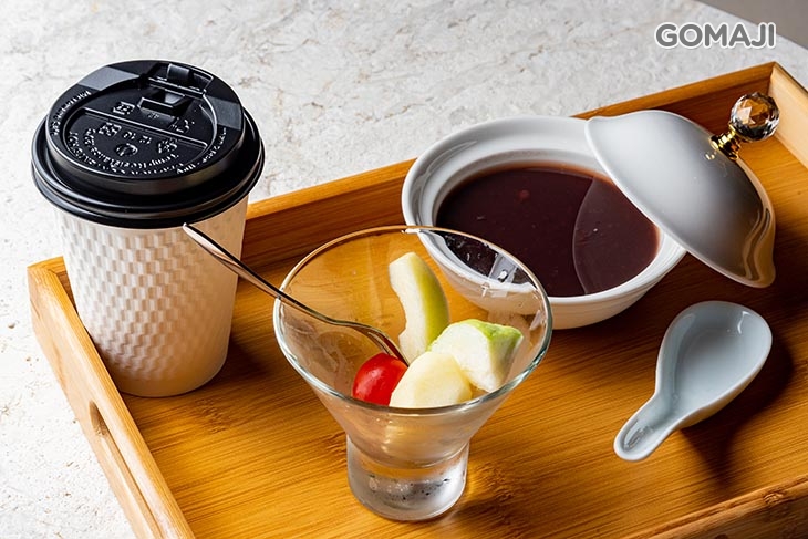當令水果 + 康福養生茶