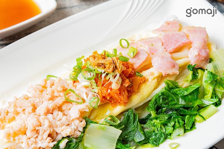 燻雞泡菜培根腸粉