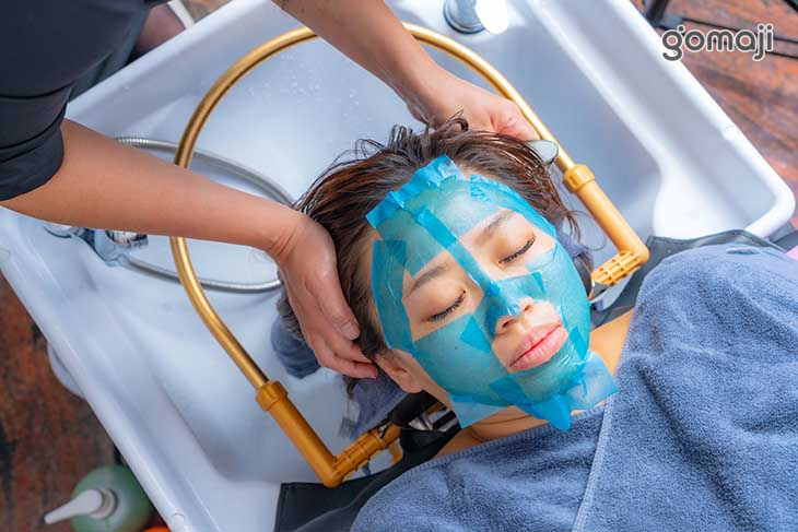 草本精油頭部經絡刮排減壓