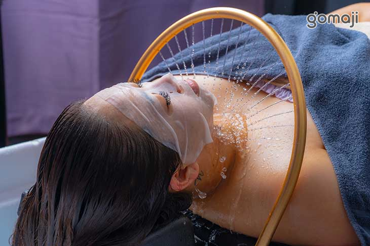 越式SPA洗髮(使用黑海泥控油髮品)