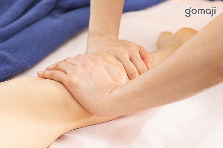 前腿、腹、胸、頭部按摩