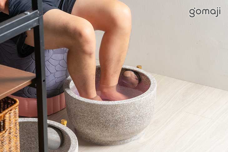 海鹽足浴