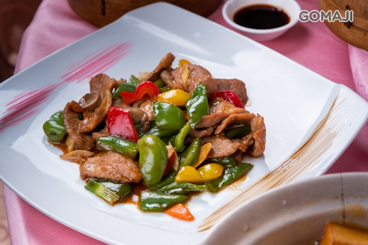 彩椒松阪肉