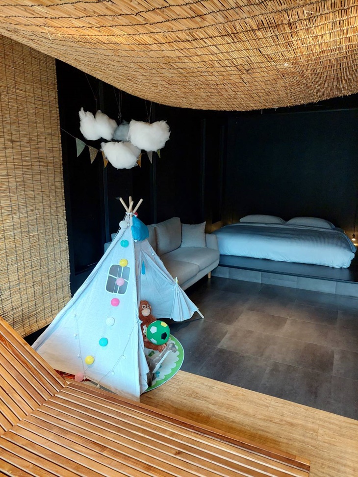 房內露營風佈置