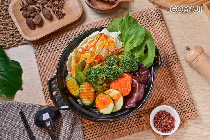 單人精選素麻辣干鍋(鮮蔬鍋)