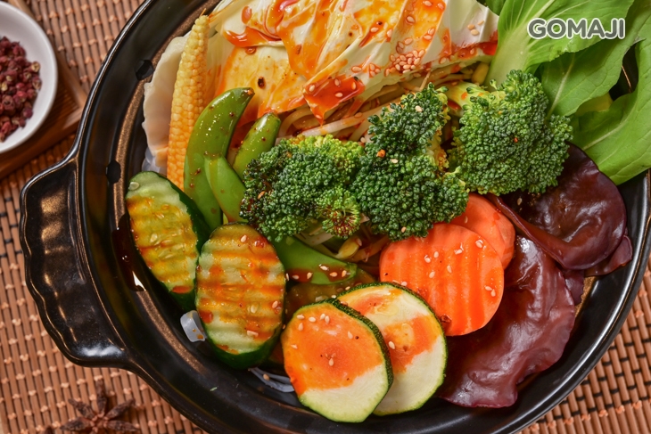 單人精選素麻辣干鍋(鮮蔬鍋)