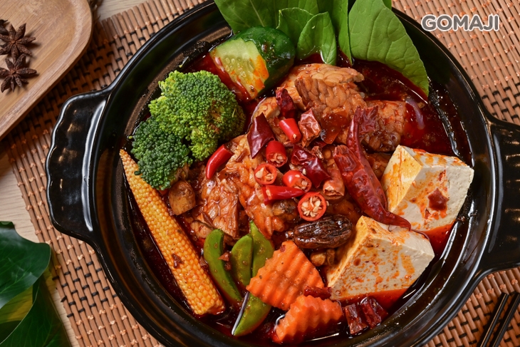 單人輕纖低脂麻辣湯鍋