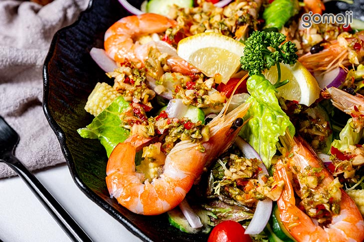 泰酸泰辣鮮蝦沙拉