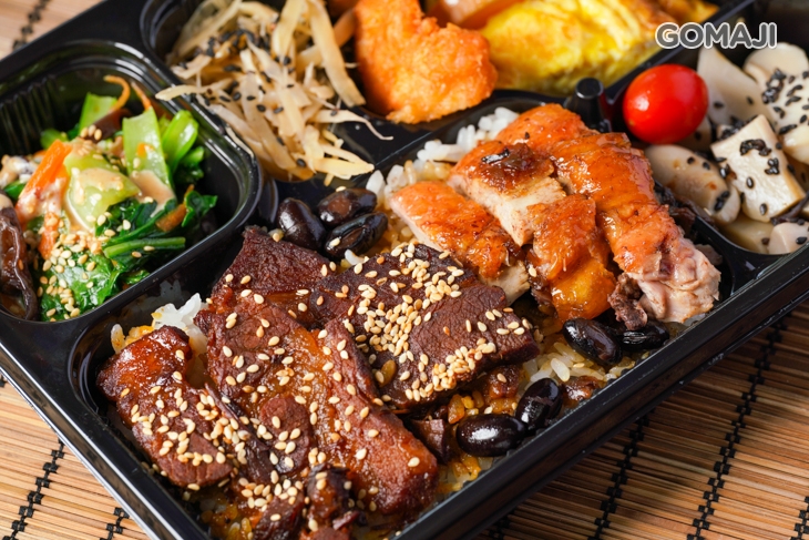 鴨肉拼叉燒+蘿蔔湯