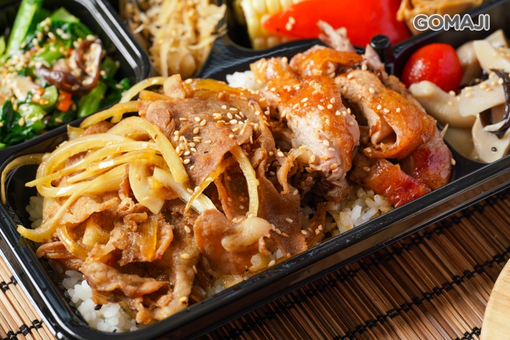 鴨肉拼蔥燒+蘿蔔湯