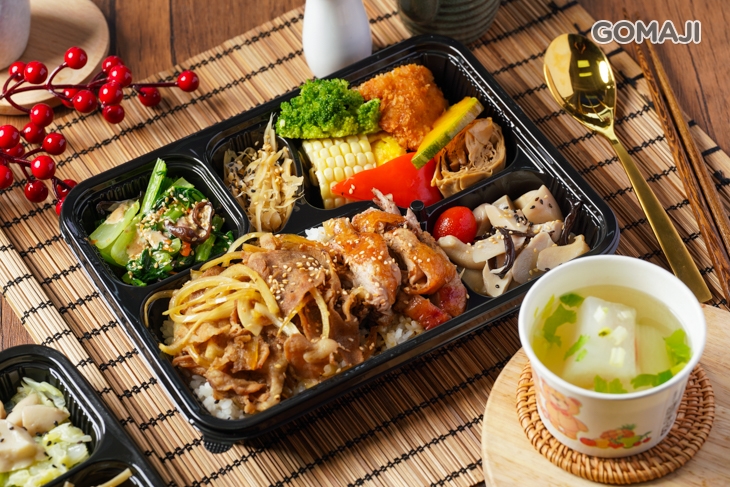 鴨肉拼蔥燒+蘿蔔湯