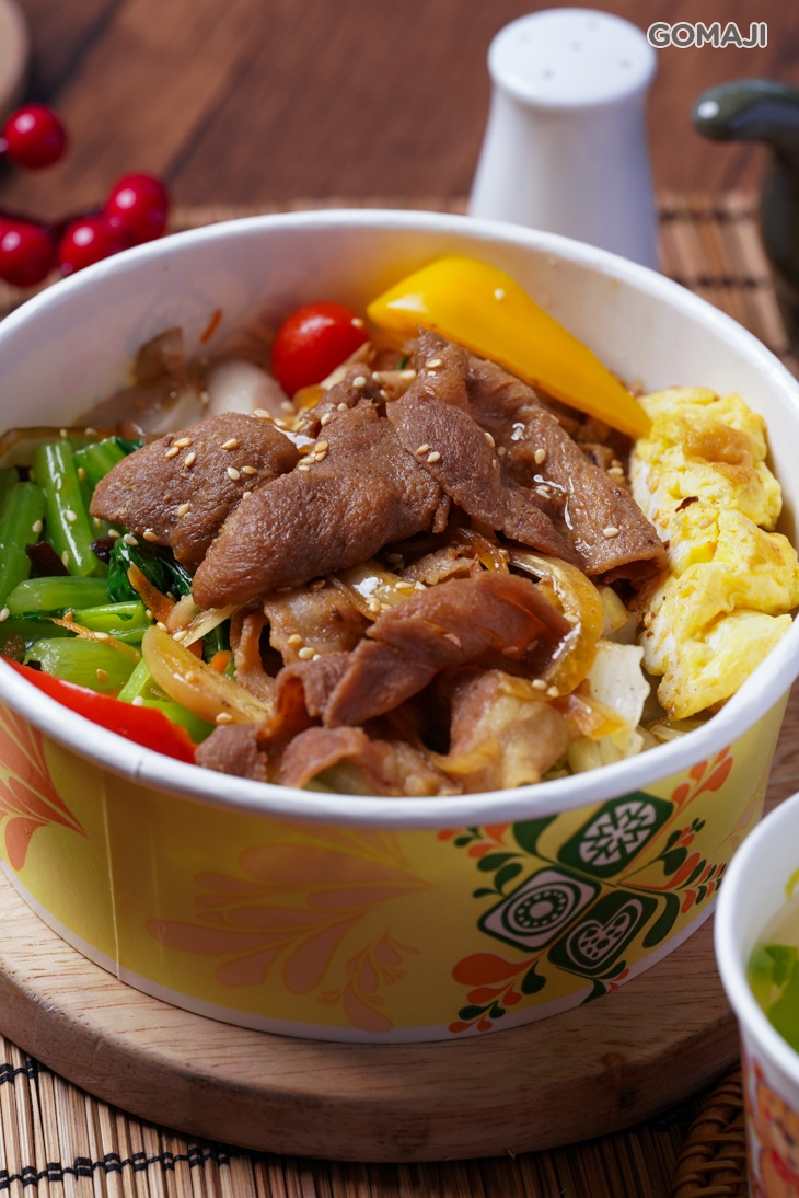 蔥燒鴨丼+蘿蔔湯