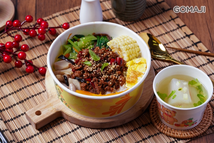 塔香鴨丼+蘿蔔湯