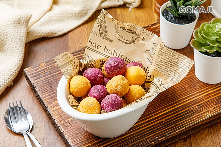 香酥黃金地瓜球&紫珍地瓜球