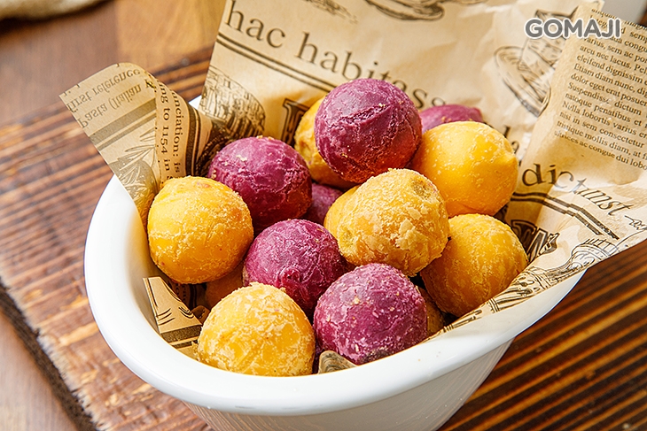 香酥黃金地瓜球&紫珍地瓜球