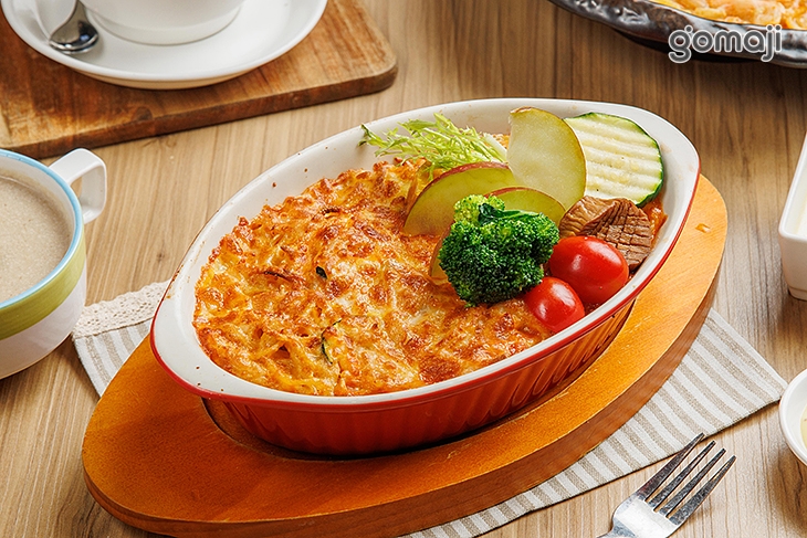 波隆那紅醬鮮蔬焗烤麵