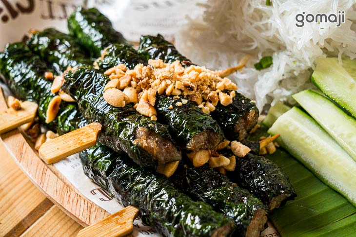 假蒟葉包牛肉