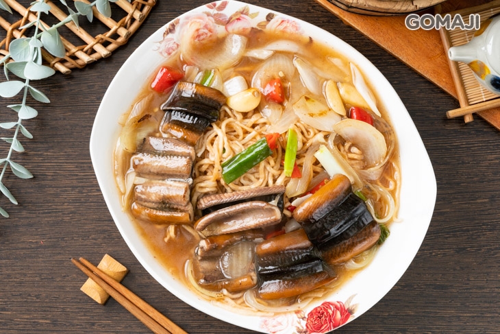 炒鱔魚意麵