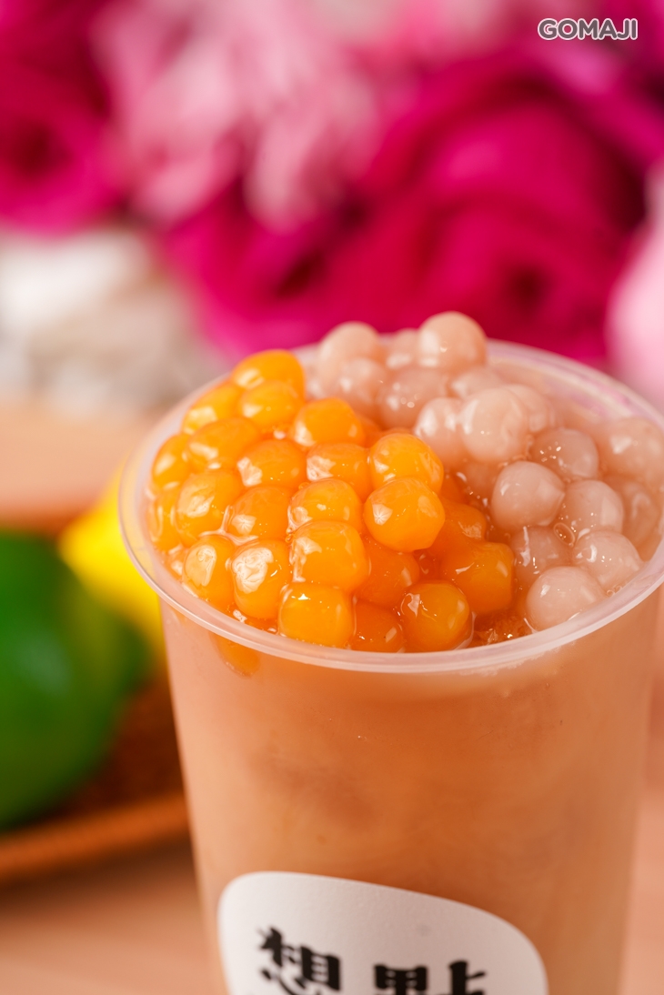 雙Q芋圓鮮奶茶