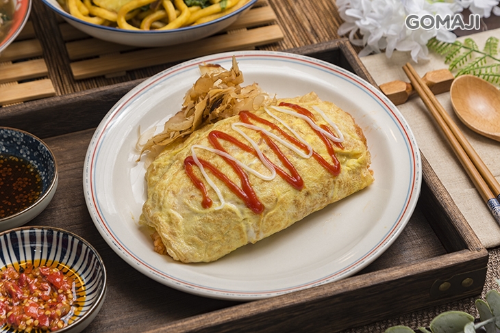 蝦仁日式蛋包飯