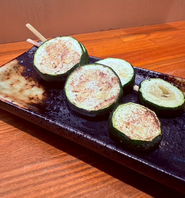 烤櫛瓜串