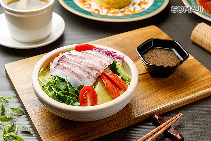 和風沙拉海鮮盤