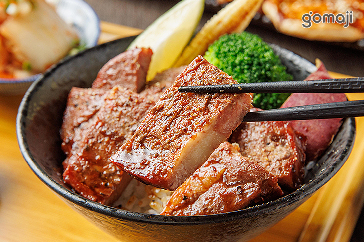 沙朗牛排丼