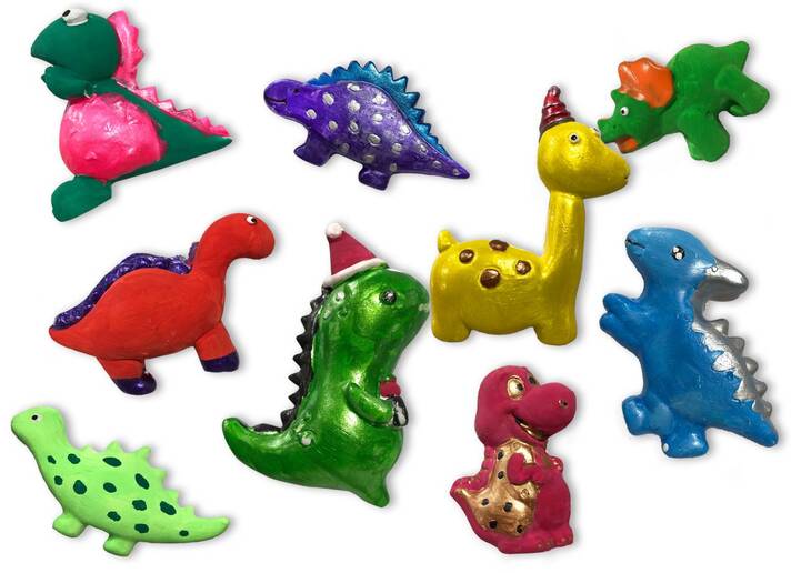 小恐龍彩繪DIY一份(可當擴香石)