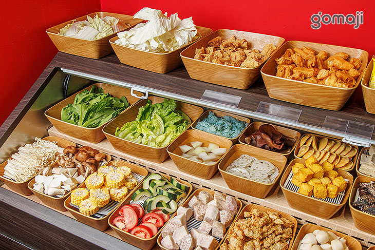 自助吧蔬食火鍋料