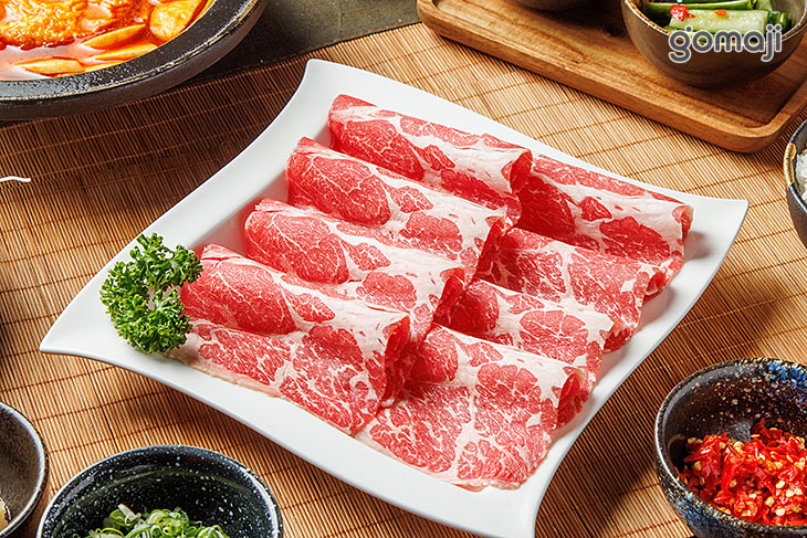 番茄菌菇鍋-極嫩霜降牛