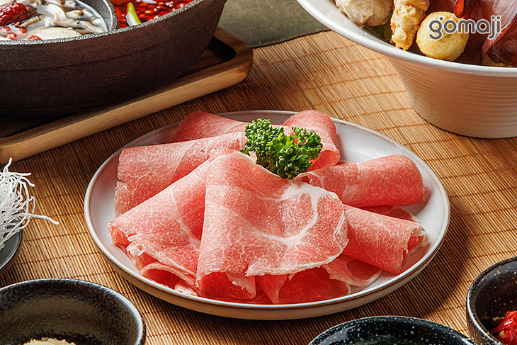 椒麻養生鴛鴦鍋-雪紋梅花豬