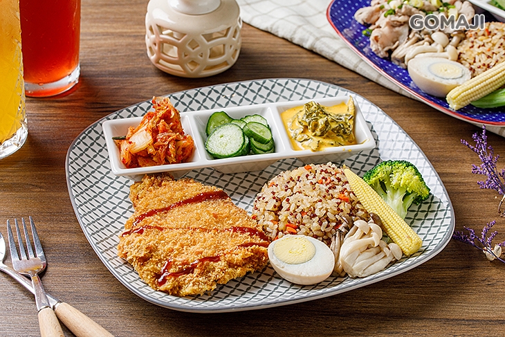 大麥里肌豬排飯