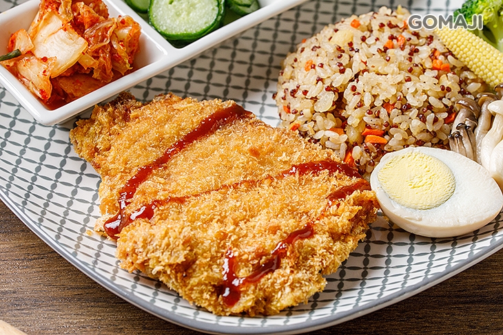 大麥里肌豬排飯