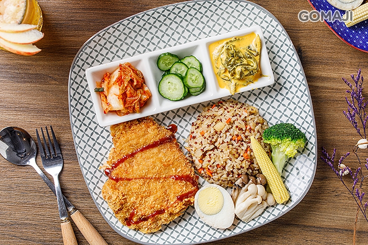 大麥里肌豬排飯