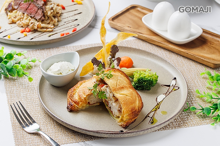 義式酥皮龍膽石斑