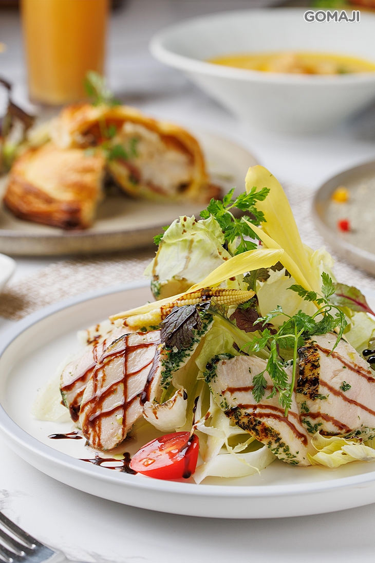 低溫舒肥雞胸生菜沙拉