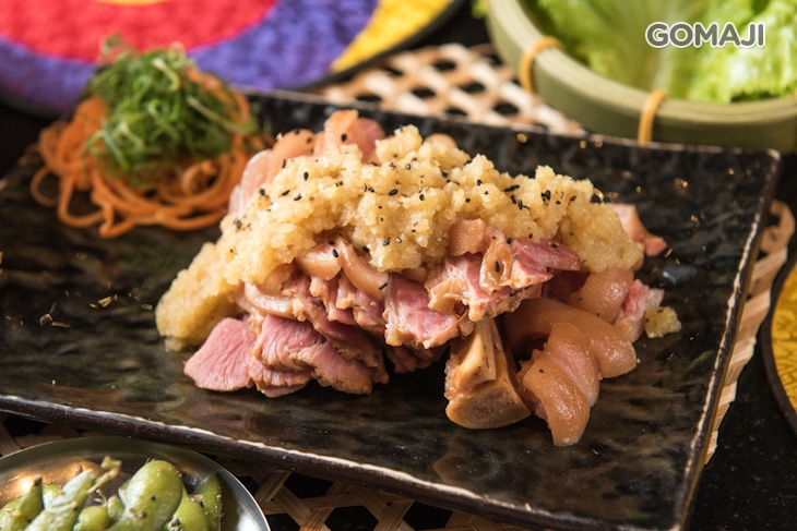 人氣蒜醬豬腳餐