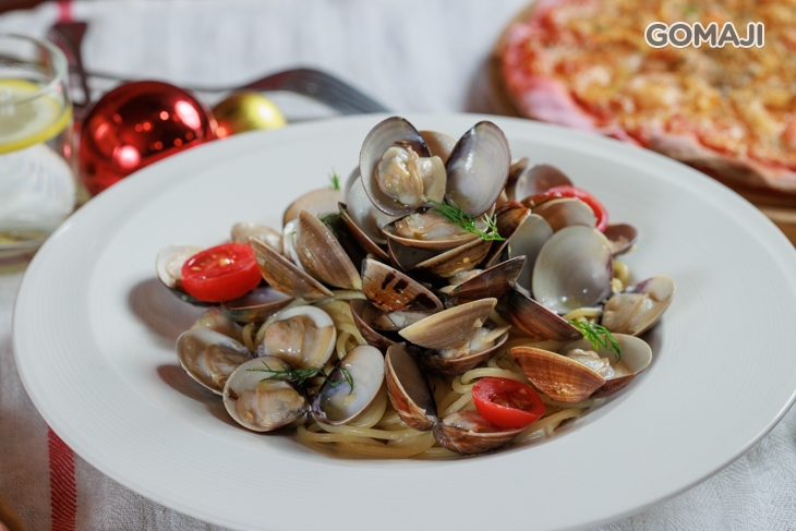 蛤蠣山丘義大利麵