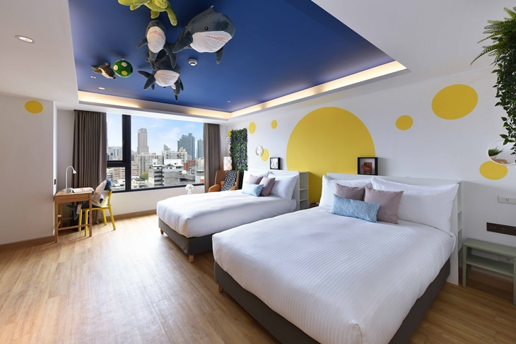 鯊鯊家庭四人房(二中床)