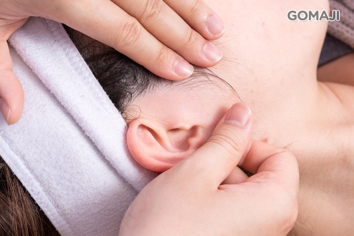 耳周輕釋耳壓+頸部紓壓