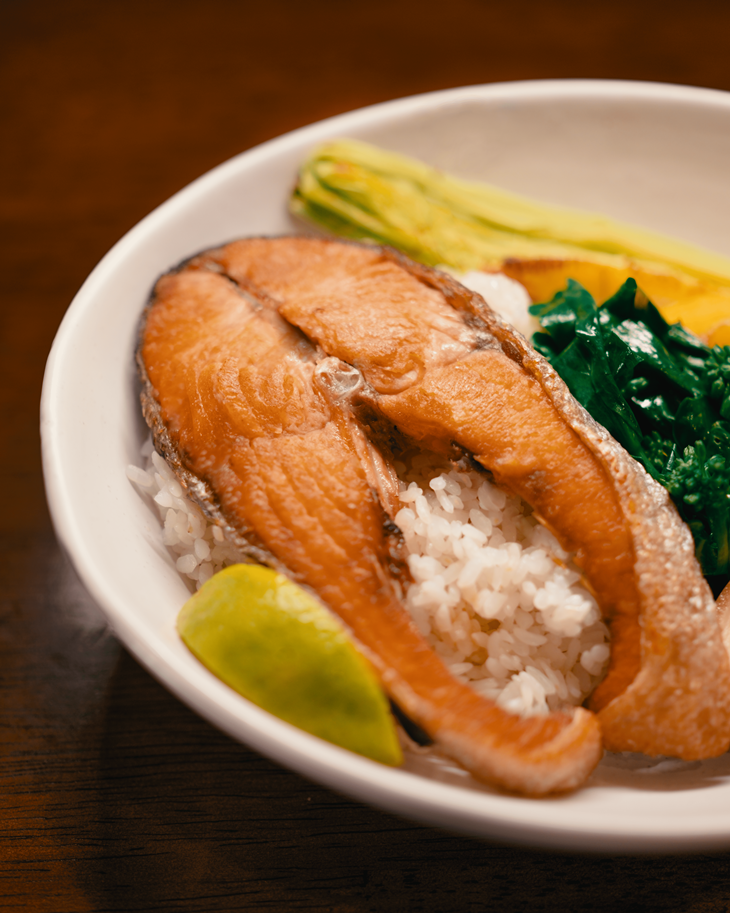 香煎挪威鮭魚飯
